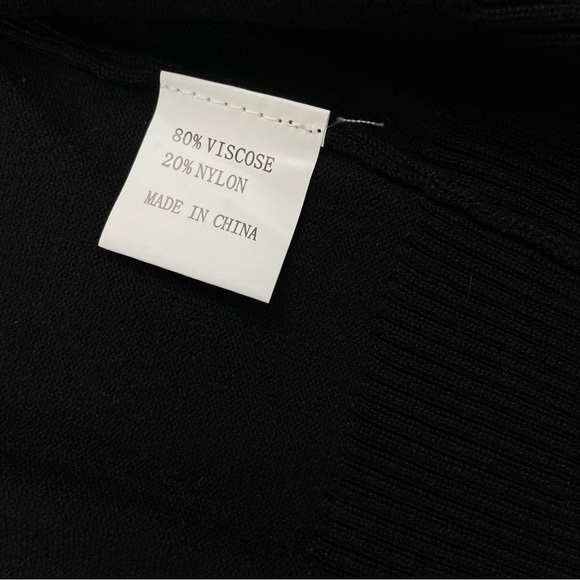 Women's 3/4 Sleeve Cropped Cardigans Sweater Open front Short Shrugs XS - Picture 9 of 9